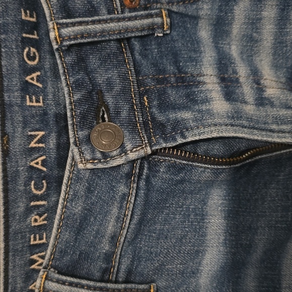 American Eagle Outfitters Blue Skinny Jeans, 34x32 - Picture 2 of 5